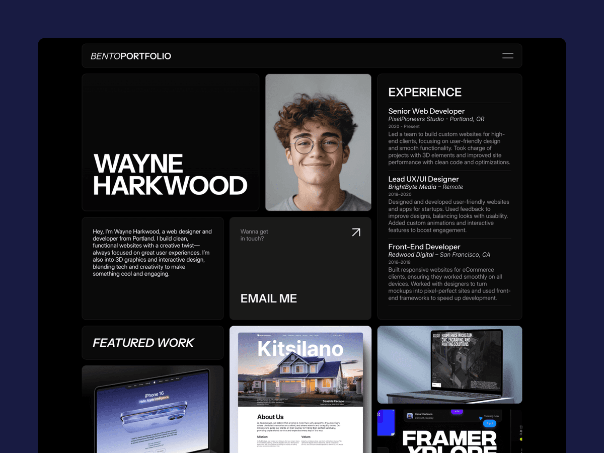 BentoPortfolio