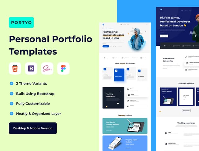 Portyo - Personal Portfolio Templates