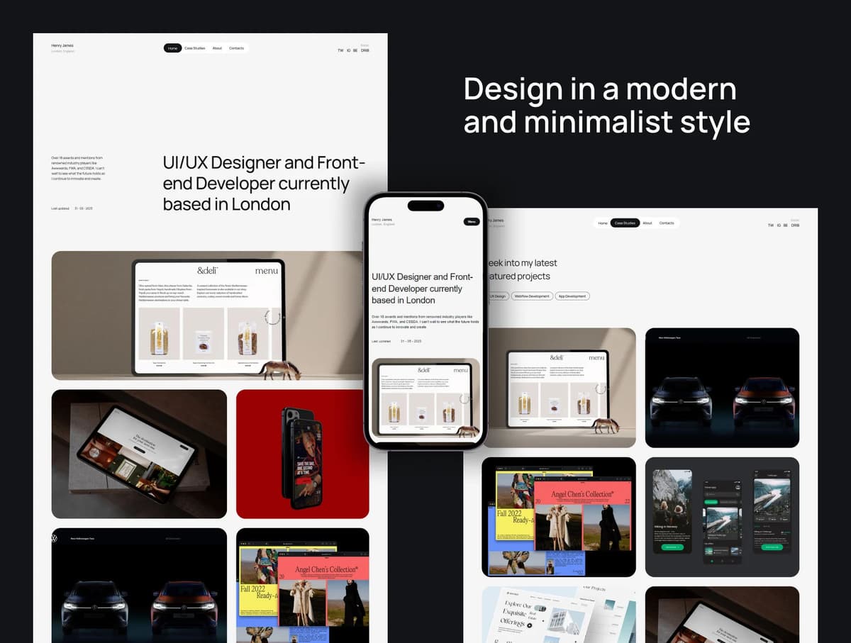 Web Designer & Developer Portfolio Coded