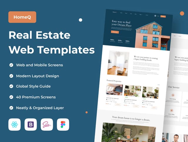 HomeQ - Real Estate Web Templates