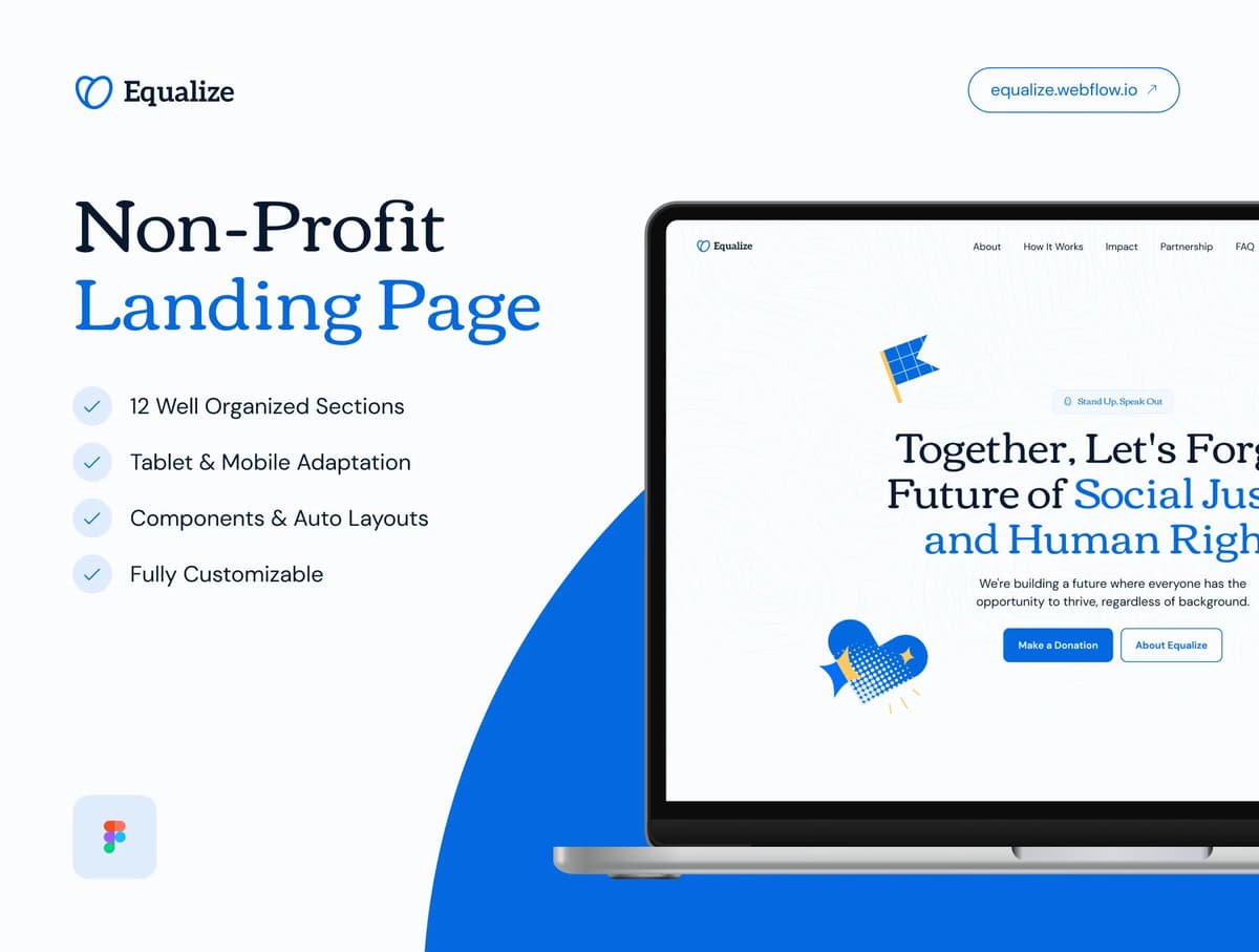 Equalize — Nonprofit Website
