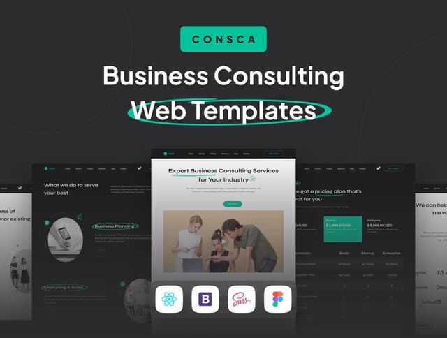 CONSCA - Business Consulting Web Templates