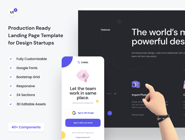 Collab — Landing Page Kit