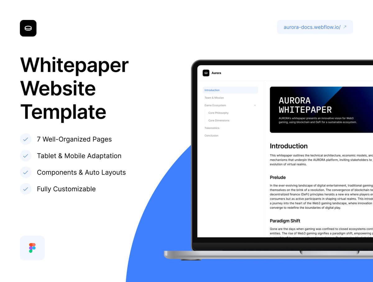 Aurora Docs — Whitepaper Website