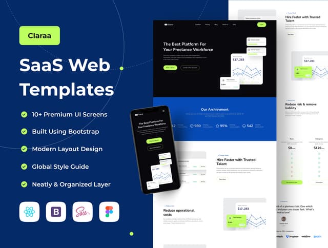 Claraa - SaaS Web Templates