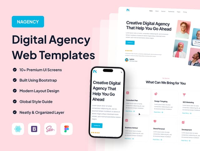 Nagency - Digital Agency Web Templates