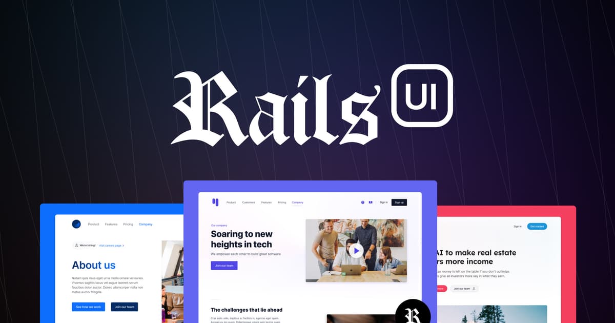 Visit Rails UI