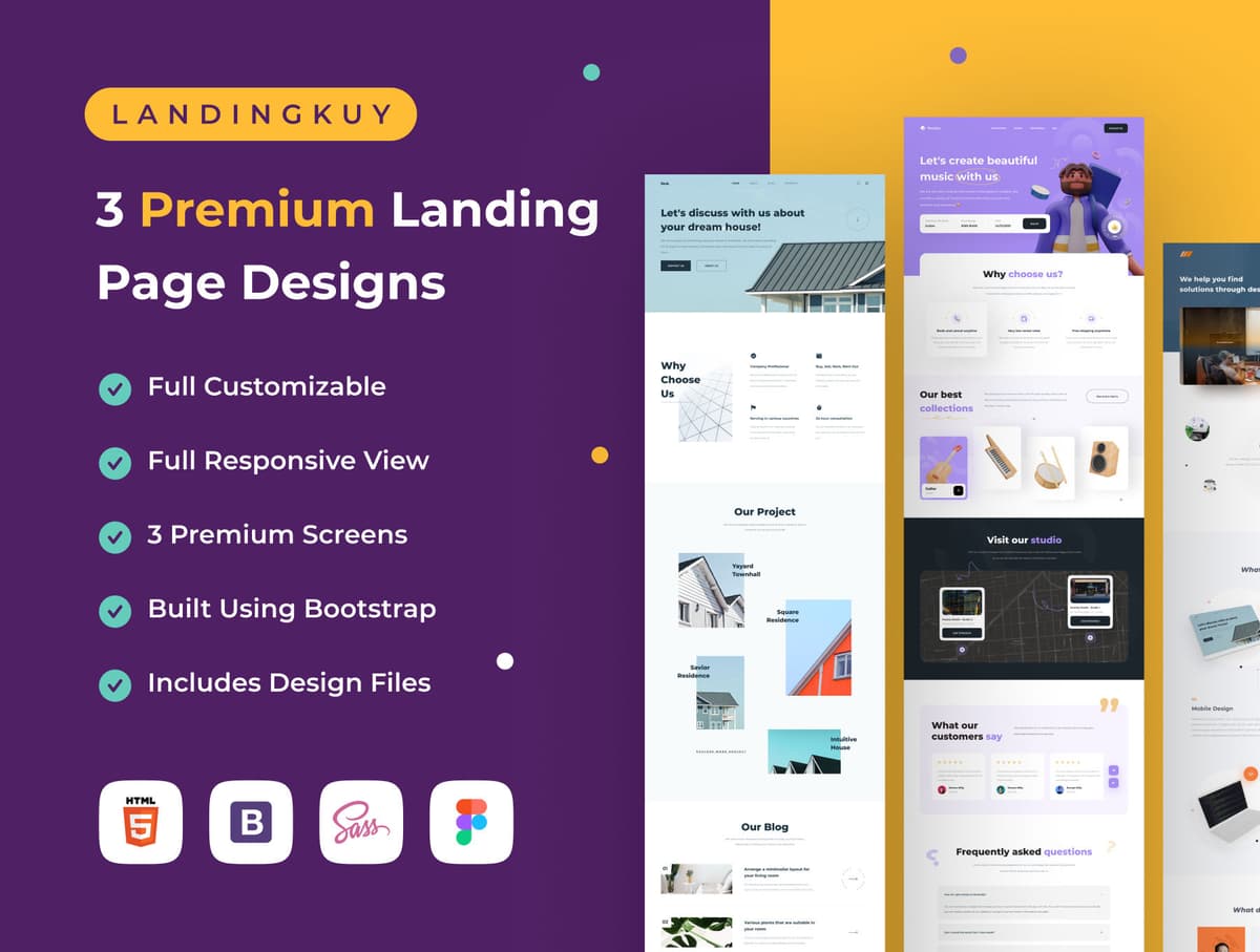 LANDINGKUY - Landing Page Design Templates
