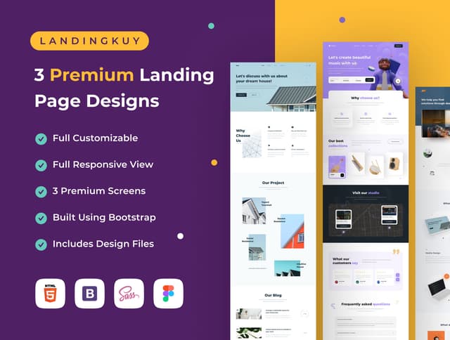 LANDINGKUY - Landing Page Design Templates