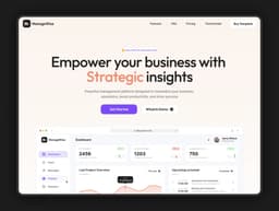 ManageWise — SaaS Product Landing Page