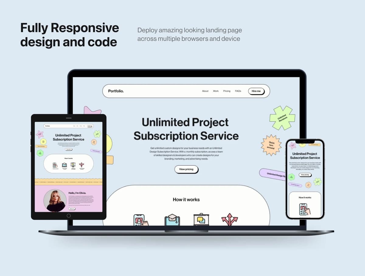Brutal Portfolio Website