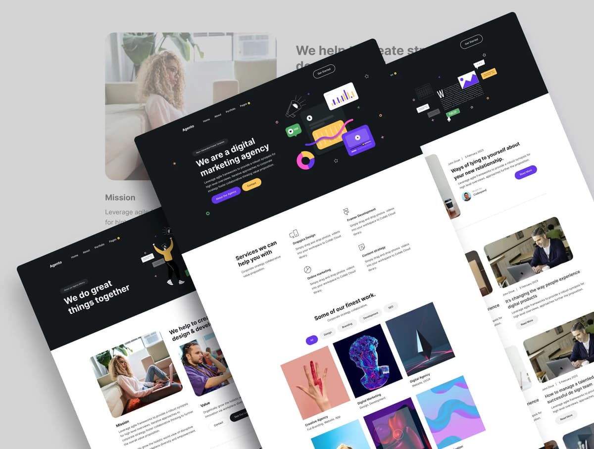 Agento - Agency Website