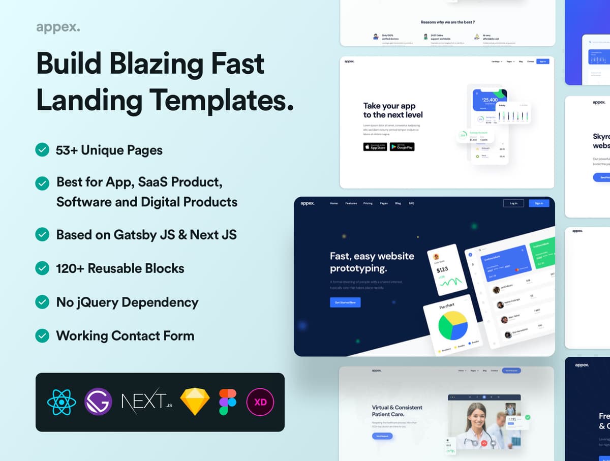Sandar - React Landing Page