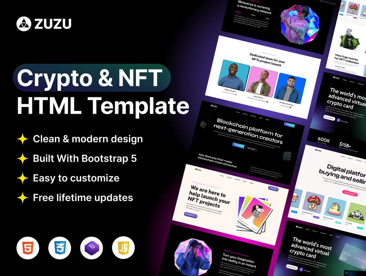 Zuzu - Landing Page Web