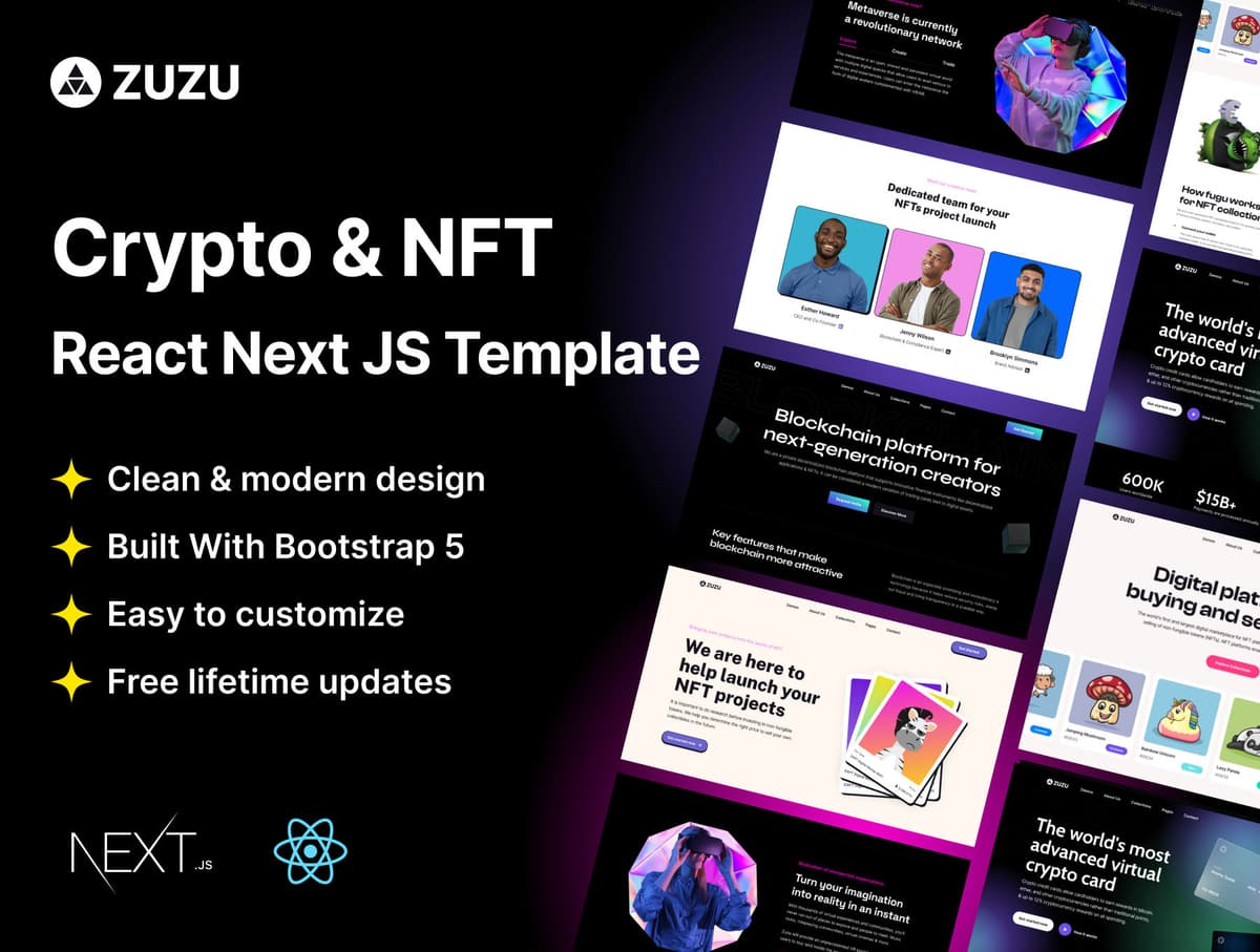 Zuzu - Landing Page Next Js
