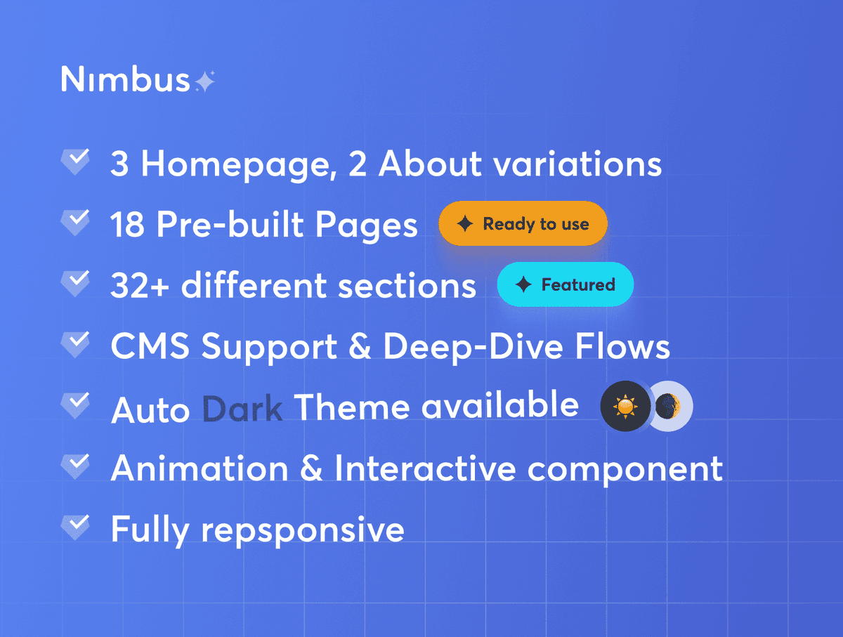 Nimbus - Multi-Layout AI SaaS