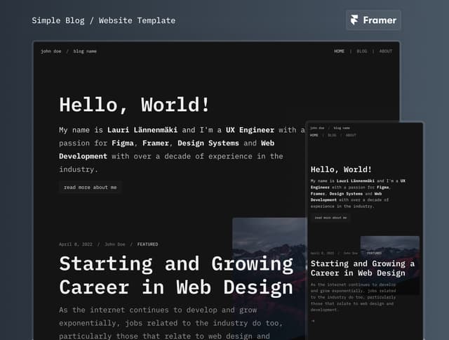 MonoFlow (Framer) — Blog