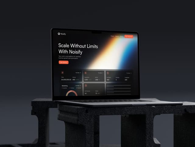Noisify SaaS Framer Landing Page