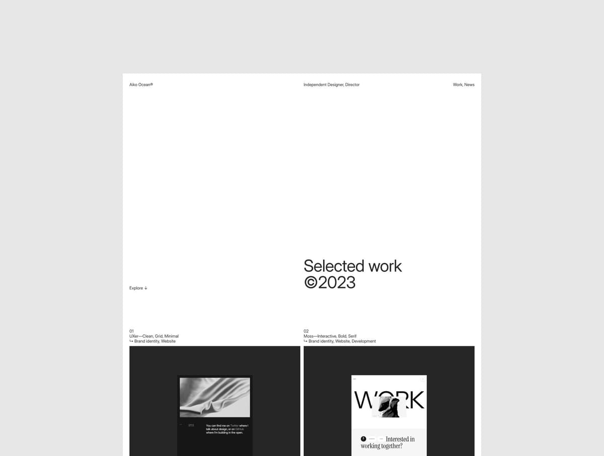 Ocean — Personal Portfolio