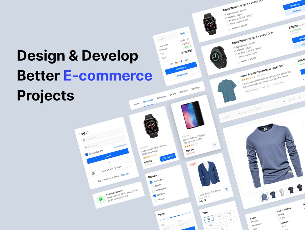 E-Commerce UI Library for Developers