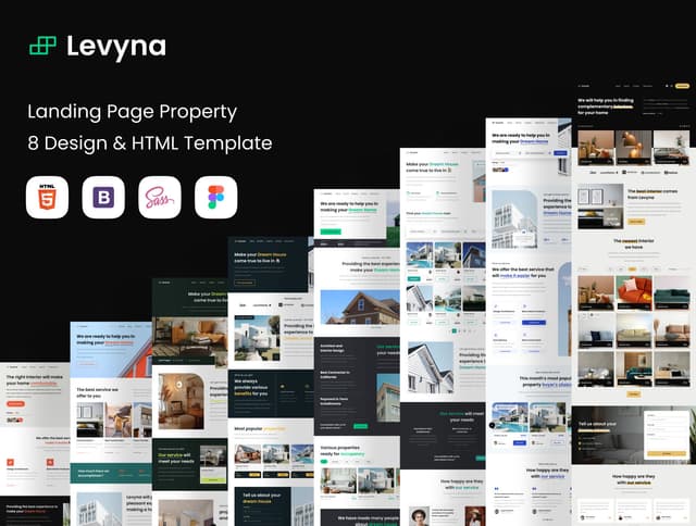 Levyna Batch Landing Page Property - Design & HTML