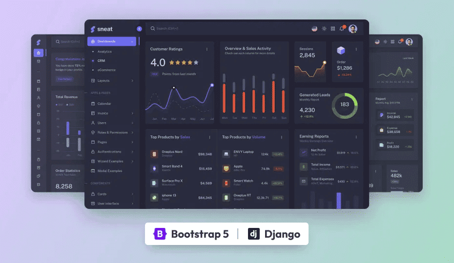 Sneat Dashboard PRO – Django 5