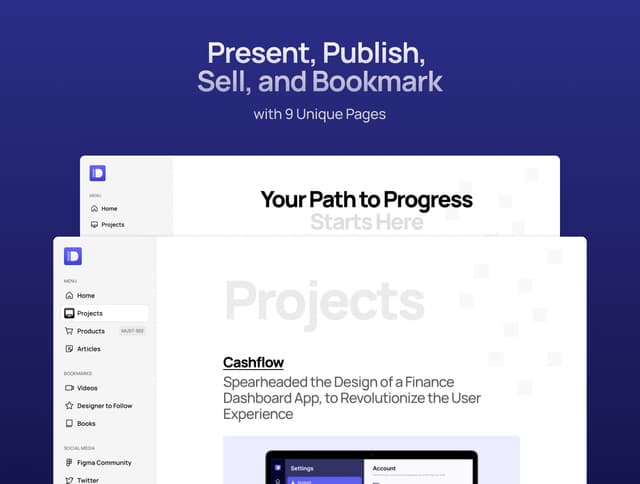 Dashbar - Framer Personal Site