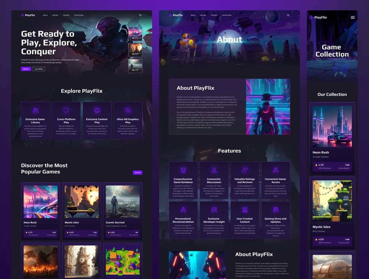 PlayFlix - Game Directory