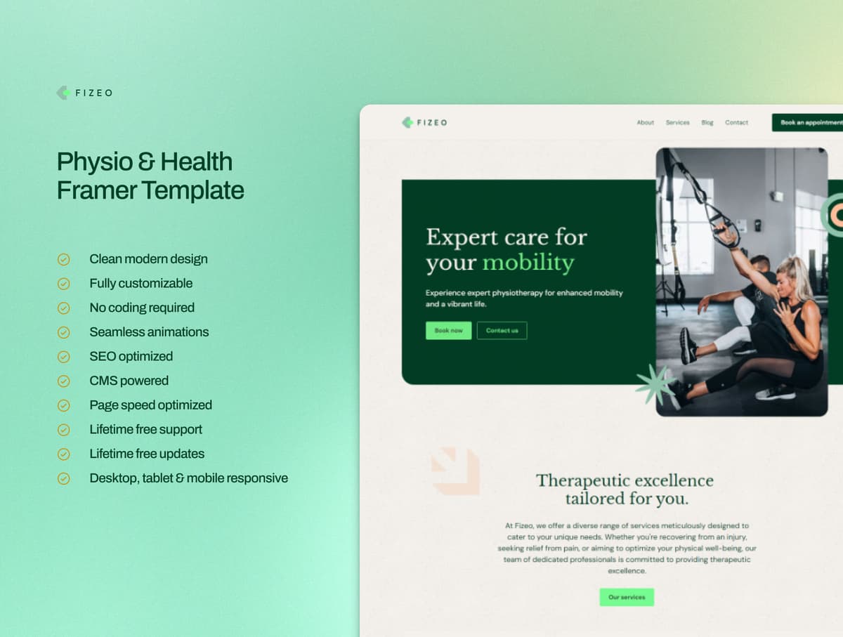 Fizeo — Physiotherapist & Health
