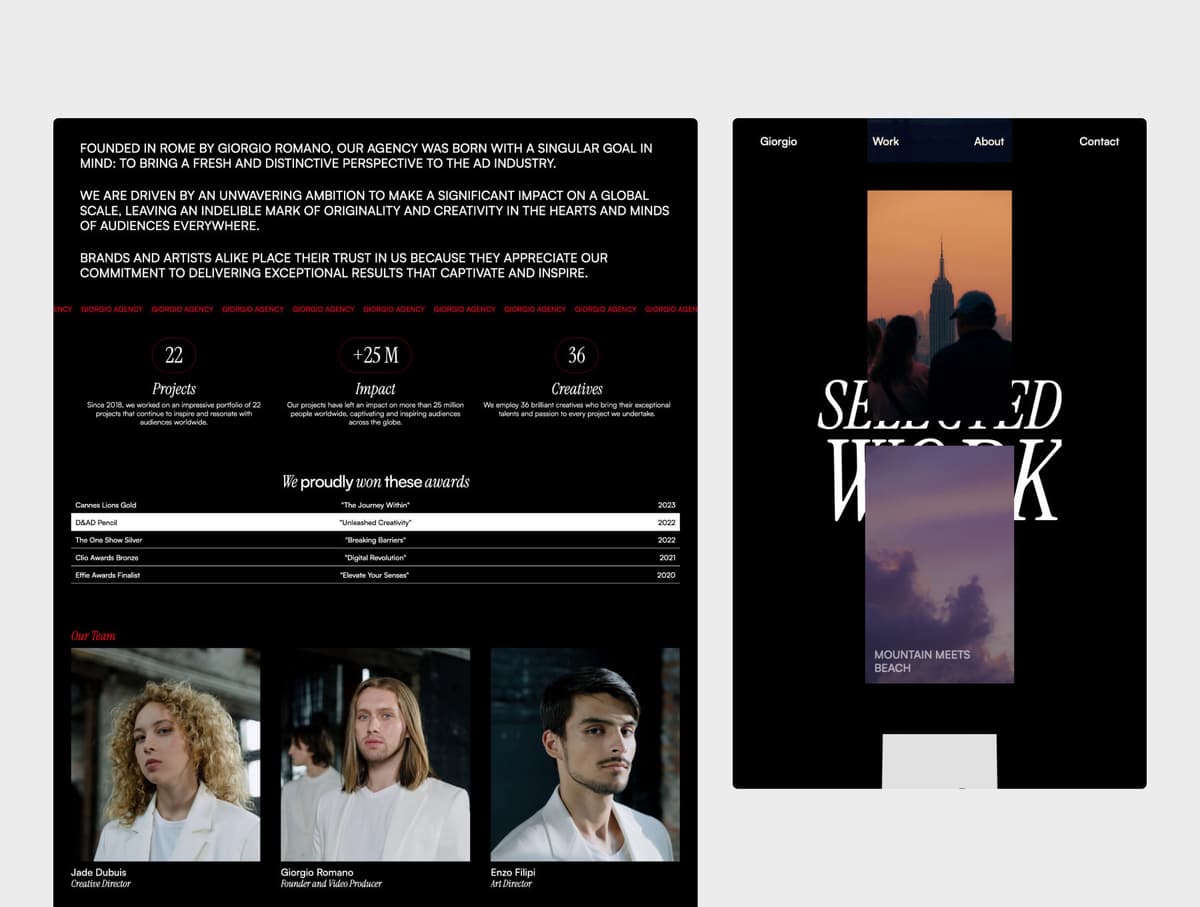 Giorgio — Framer Agency