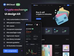 BitCloud - Crypto Exchange UI Kit