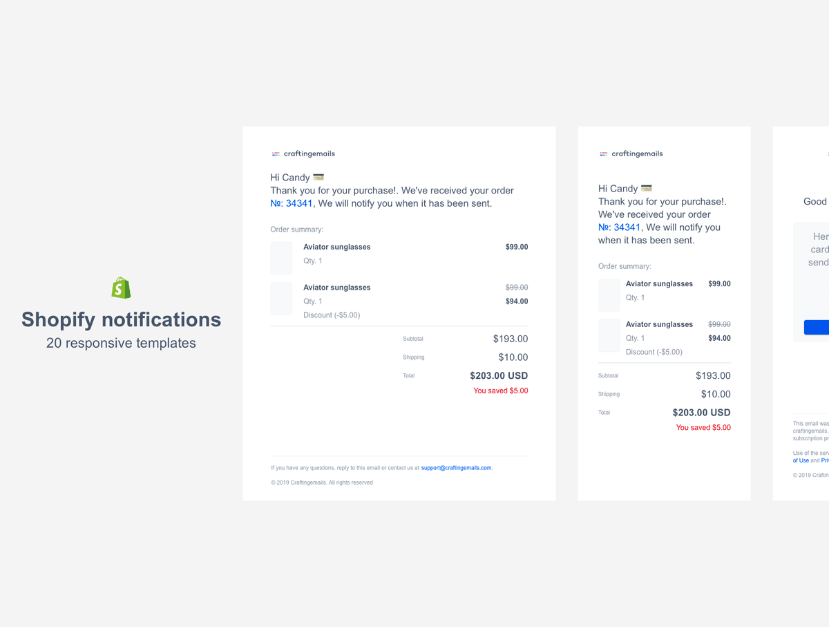 Shopify & HTML email templates