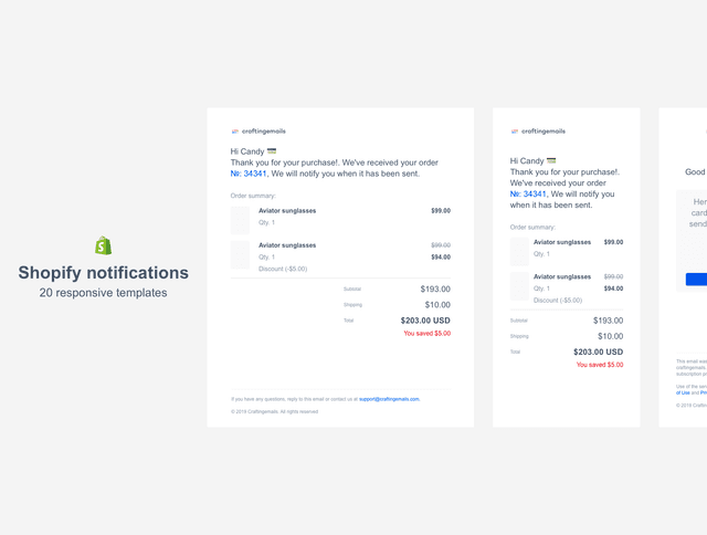 Shopify & HTML email templates