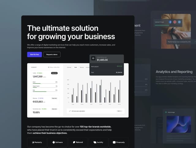 Minimal SaaS Templates on Framer - Squareex