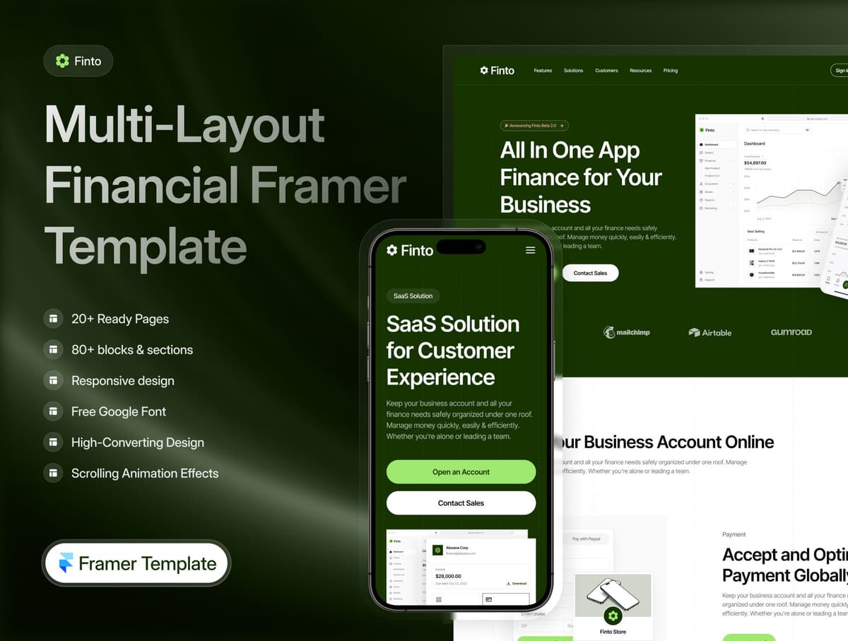 Finto - Finance Website